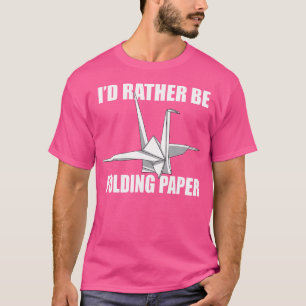 Camiseta Origami Master Cranes Divertido papel plegable Lov