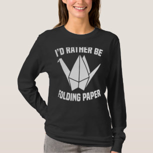 Camiseta Origami Master Cranes Divertido papel plegable Lov