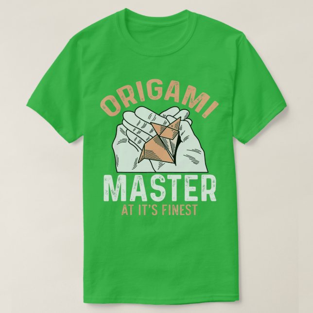 Camiseta Origami Master Origamist (Diseño del anverso)