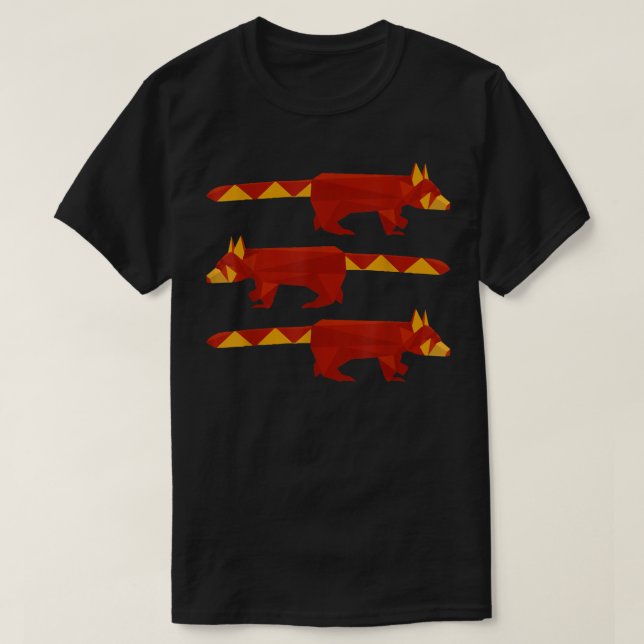 Camiseta Origami Master Paper Folding Craft Crane Red Panda (Diseño del anverso)