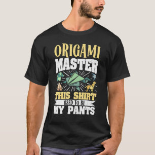 Camiseta Origami Master Paper plegable Crane Origami M