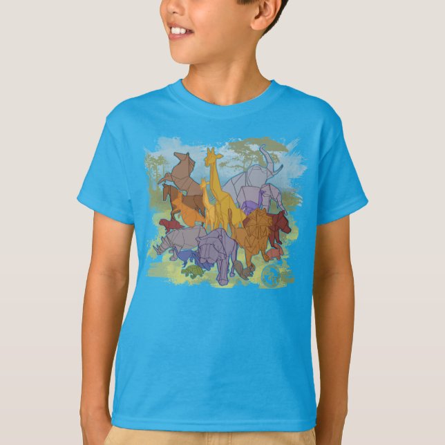 Camiseta Origami Menagerie (Anverso)