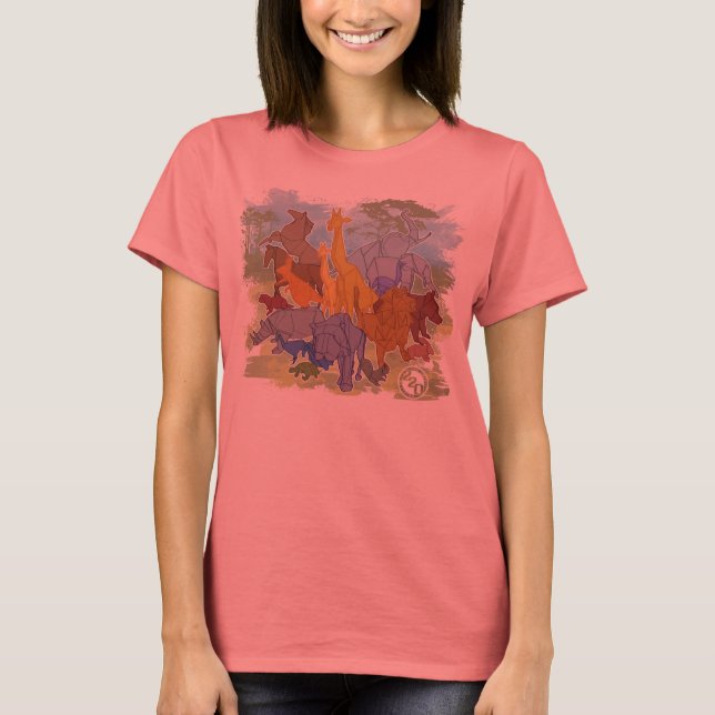 Camiseta Origami Menagerie (Anverso)