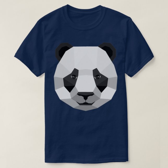 Camiseta Origami Panda 7 (Diseño del anverso)