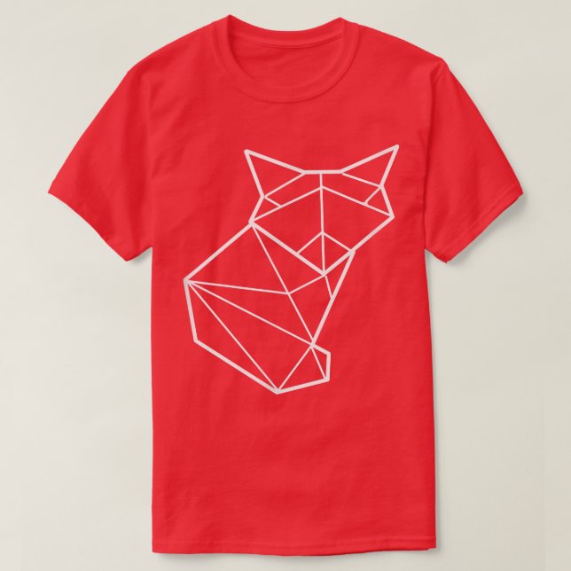 Camiseta Origami Para Artista (Diseño del anverso)