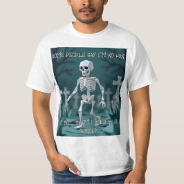 Camiseta Origami Punny Skeleton Halloween 