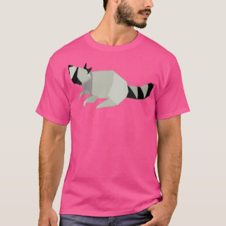 Camiseta Origami Raccoon 1