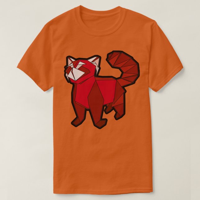 Camiseta Origami Rad Panda (Diseño del anverso)