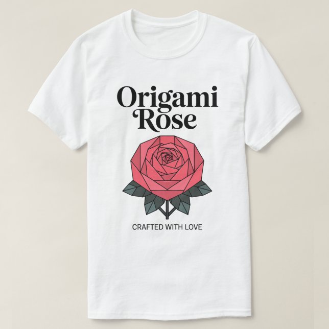Camiseta Origami Rose Tee (Diseño del anverso)
