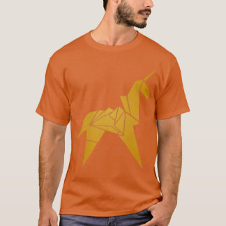 Camiseta Origami Unicorn Replicant Gold