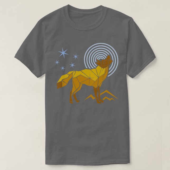 Camiseta Origami Wolf 6 (Diseño del anverso)