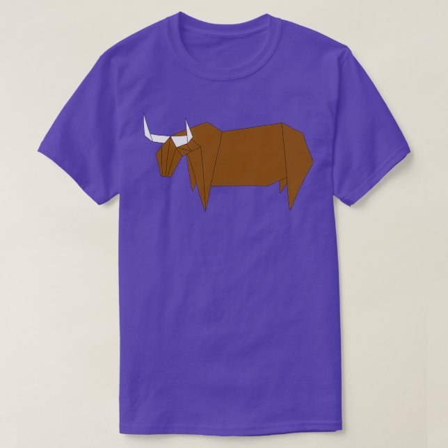 Camiseta Origami Yak (Diseño del anverso)