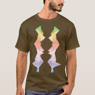 Camiseta origámico tectónico