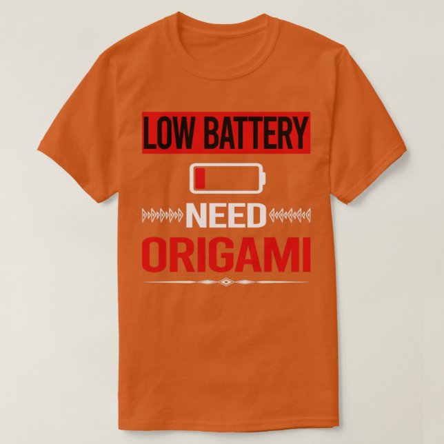 Camiseta Origen de batería baja (Diseño del anverso)