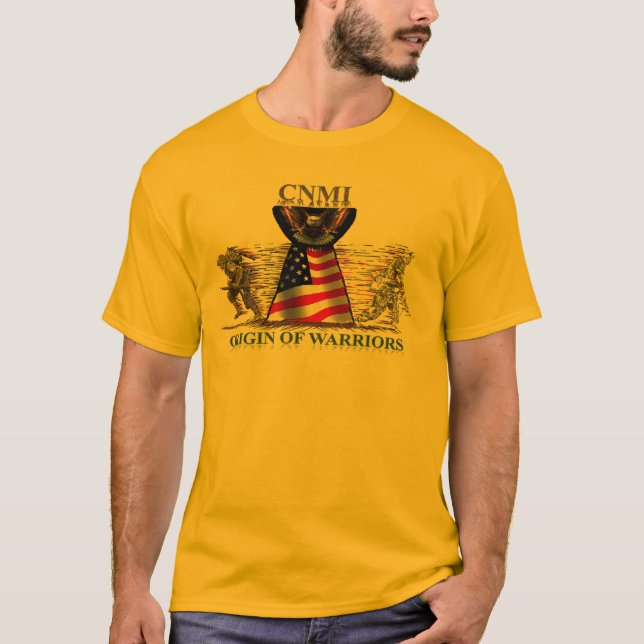 Camiseta Origen de guerreros (Anverso)