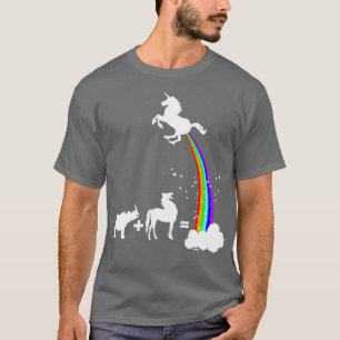 Camiseta Origen divertido de unicornio