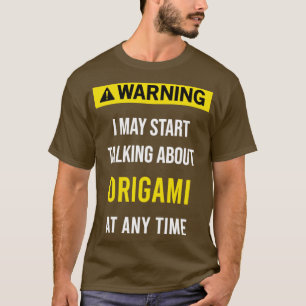 Camiseta Orígenes de advertencia