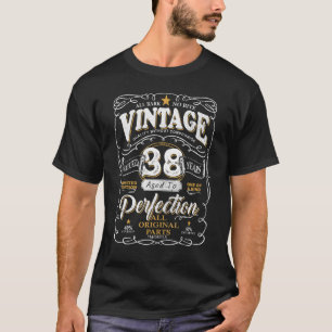 Camiseta Origi De Aniversario De 38 Años Perfectamente Vint