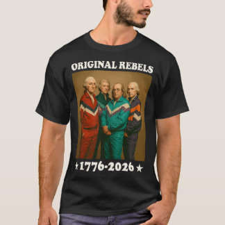 Camiseta Original 17762026 Divertidos Padres Fundadores USA