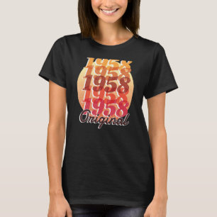 Camiseta Original 1958 Para hombres y mujeres nacidos en 19