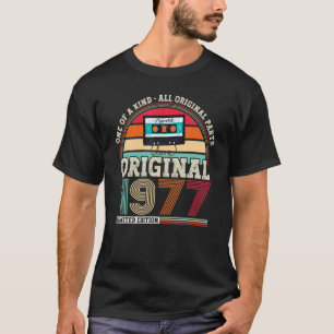 Camiseta Original 1977 45º Cumpleaños Para Hombres Y Mujere