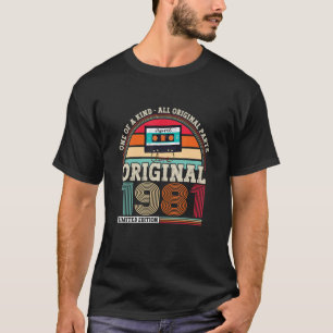 Camiseta Original 1981 41º Cumpleaños Para Hombres Y Mujere
