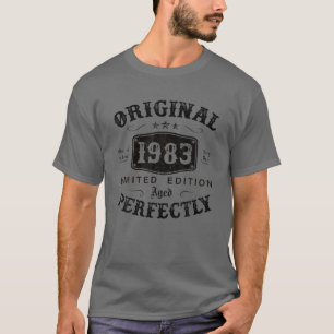 Camiseta Original 1983 40 Años De Edad 40 Regalos De Cumple