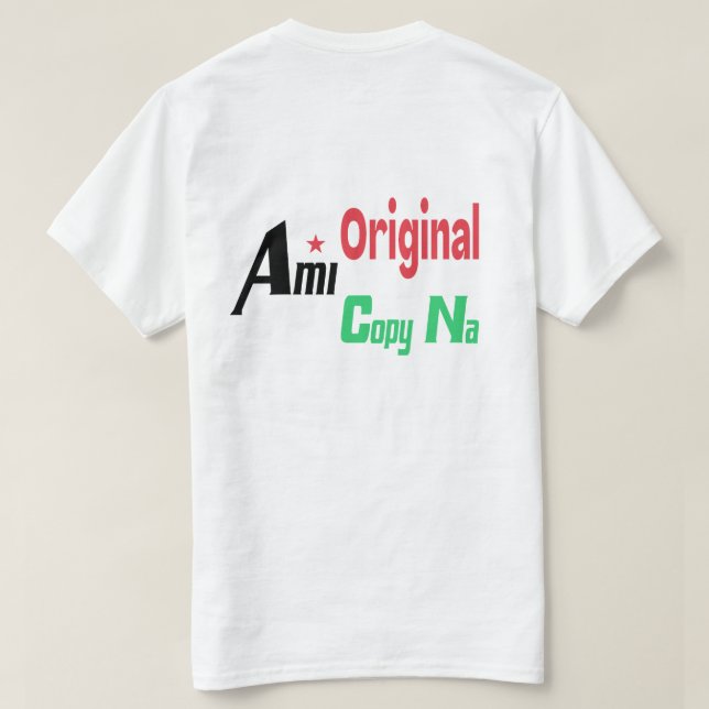 Camiseta Original Ami Cope Na (Reverso del diseño)