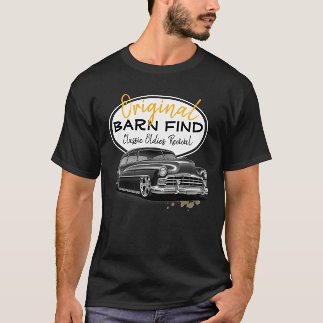 Camiseta Original Barn Encuentra clásicos Oldies Chevy Car (Anverso)