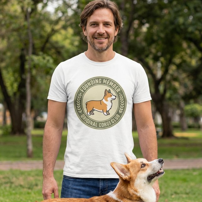 Camiseta Original Corgi Club Founding Member Funny (Subido por el creador)
