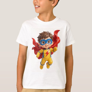 Camiseta Original Cute Boy Lightning Hero 3D