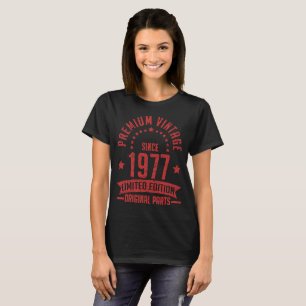Camiseta original de edición limitada Premium 1977
