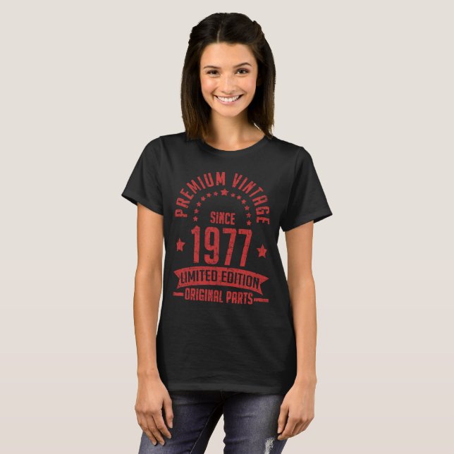 Camiseta original de edición limitada premium de 1977 (Anverso completo)