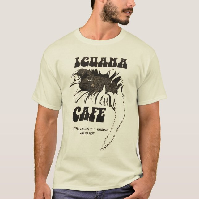 camiseta original de Iguana Cafe (Anverso)