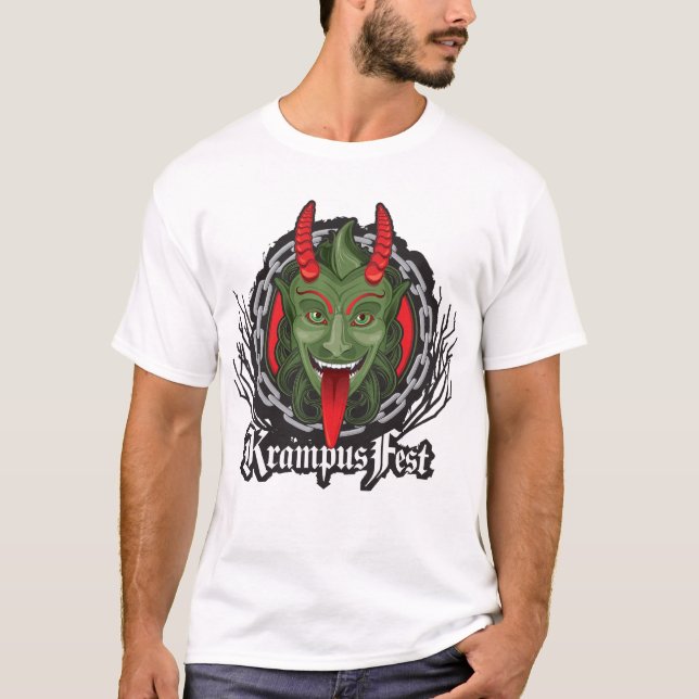 Camiseta Original de Krampus (camisetas ligeras) (Anverso)