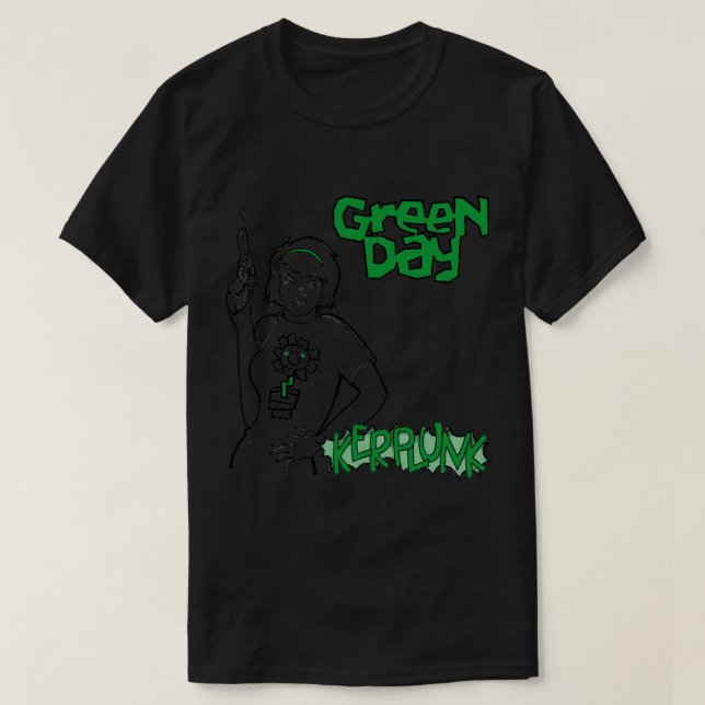 Camiseta Original de la banda greenday (Diseño del anverso)