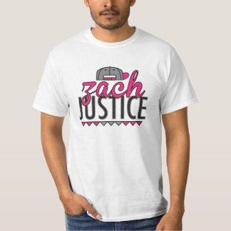 Camiseta original de la justicia de Zach