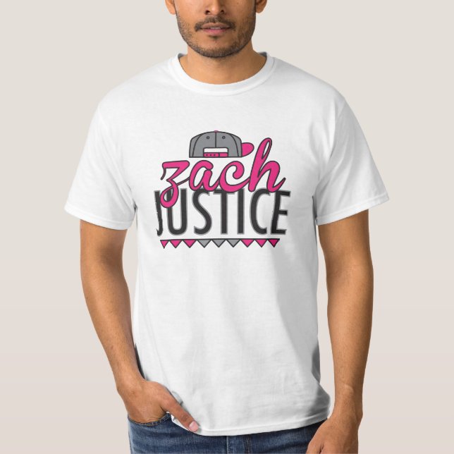 Camiseta original de la justicia de Zach (Anverso)