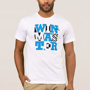 camiseta original de la tipografía del winmaster