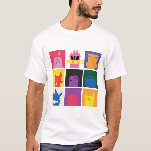 Camiseta original de nuevos mutantes (Anverso)