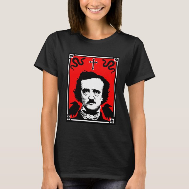 Camiseta Original Edgar Allan Poe T-Shirt (Anverso)