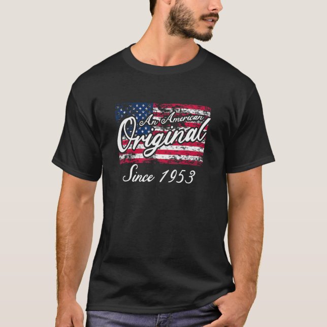 Camiseta Original Estadounidense Desde 1953 4 De Julio Retr (Anverso)