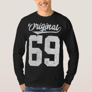 Camiseta Original estilo vintage de su cumpleaños número 69