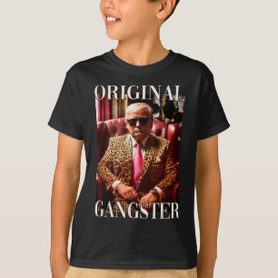 Camiseta Original Gangster Shirt Funny Maga Donald Trump 20