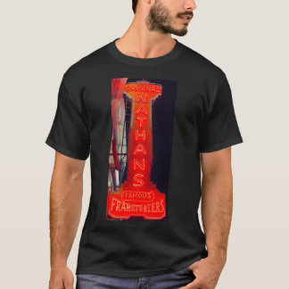Camiseta Original Nathans Famosos Perros Calientes Rótulo N