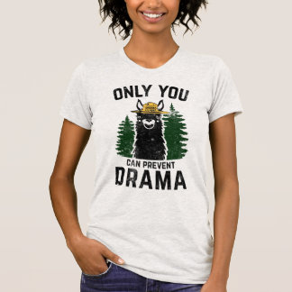 Camiseta Original Sólo Puedes Evitar Llama Drama