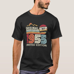 Camiseta Original Vintage 1955 Birthday Legend Vintage 1955