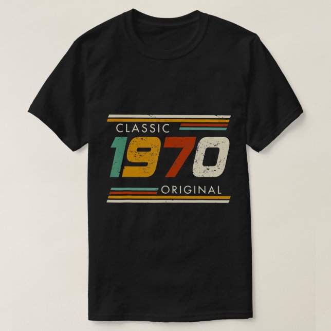 Camiseta Original Vintage de 1970 (Diseño del anverso)
