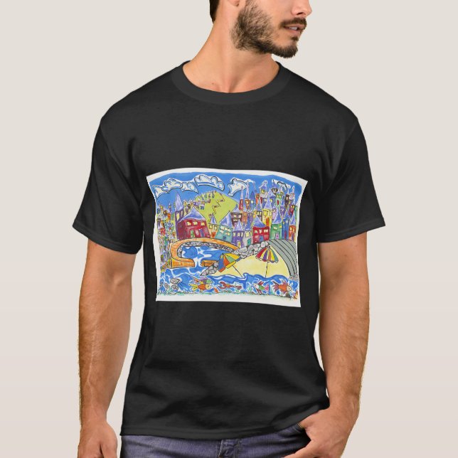 Camiseta Orilla del mar (Anverso)