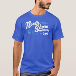 Camiseta Orilla del norte, Oahu, Hawaii que practica surf